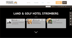 Desktop Screenshot of golfhotel-stromberg.de